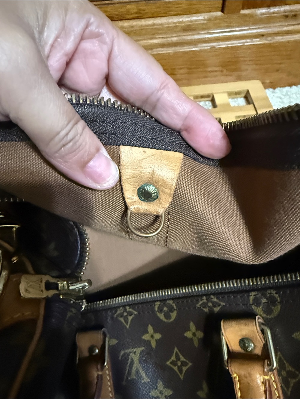 Louis Vuitton Brown Monogram bandolier 55 - Picture 7 of 10
